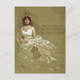 Postal victoriano de música