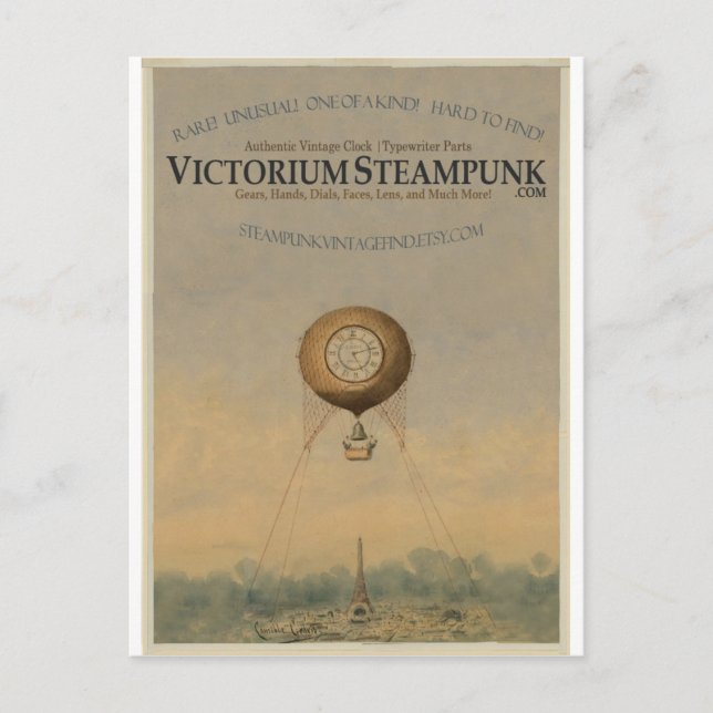 Postal Victorium Steampunk (Anverso)