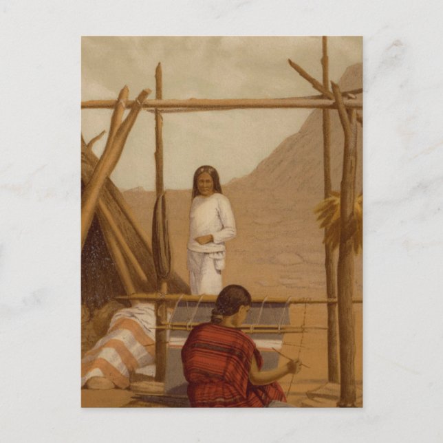 Postal Vida aborigen, País Navajo (Anverso)