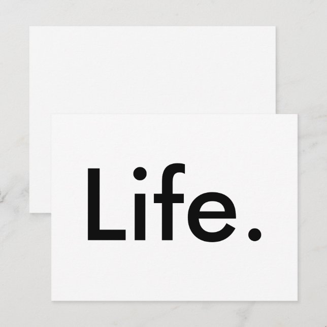 Postal vida chic moderna. | (Anverso / Reverso)