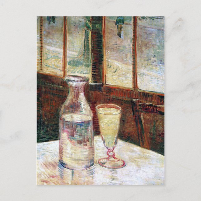 Postal Vida con Absinthe Van Gogh Bella Artes (Anverso)