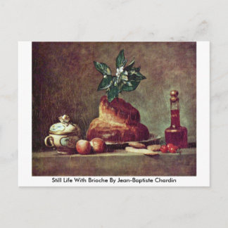 Postal Vida Con Brioche De Jean-Baptiste Chardin