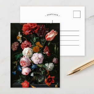 Postal Vida con flores   Jan Davidsz de Heem
