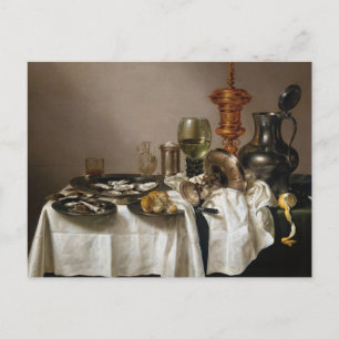Postal Vida con goblet dorado - Willem Claesz. Heda