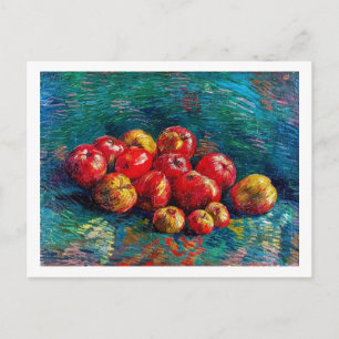 Postal Vida con manzanas de Vincent Van Gogh