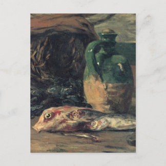 Postal Vida con peces - Paul Gauguin