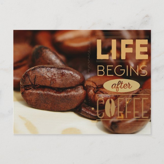 Postal Vida de Coffe (Anverso)