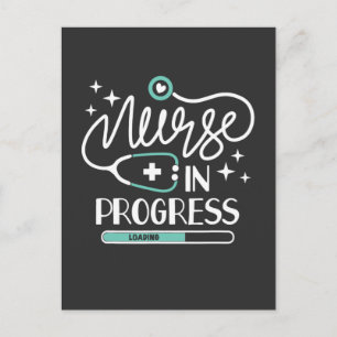 Postal Vida de enfermería   Enfermera En Curso