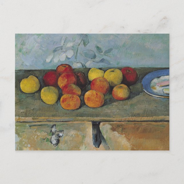 Postal Vida de Paul Cezanne el | aún de manzanas y de (Anverso)