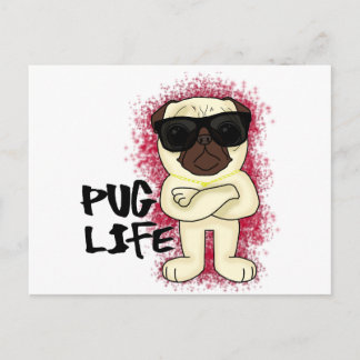 Postal Vida de Pug