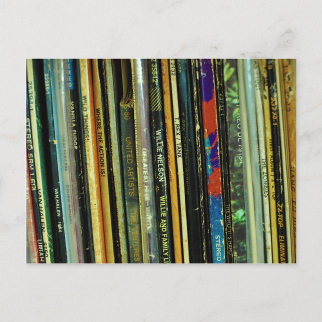 Postal Vida de vinilo 1 (Anverso)