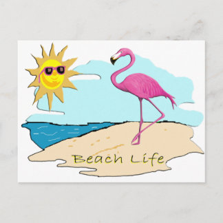 Postal Vida en la playa