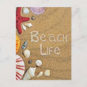 Postal Vida en la playa