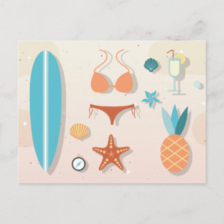 Postal Vida en la playa