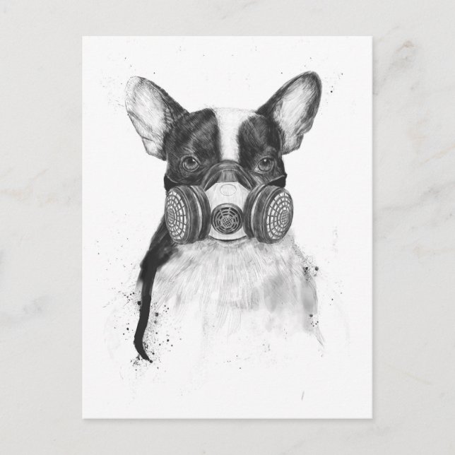 Postal Vida en las grandes ciudades (Anverso)