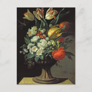 Postal Vida fija con flores, 1764
