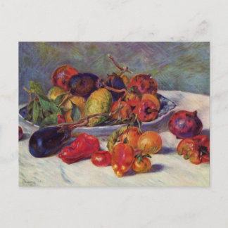 Postal Vida fija con fruta - Pierre-Auguste Renoir
