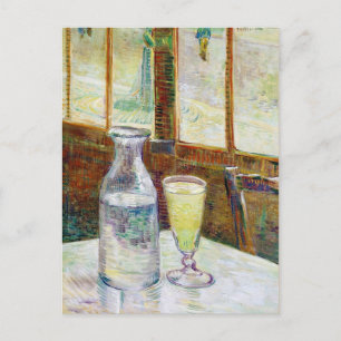 Postal Vida fija con pintura de Absinthe Vincent van Gogh