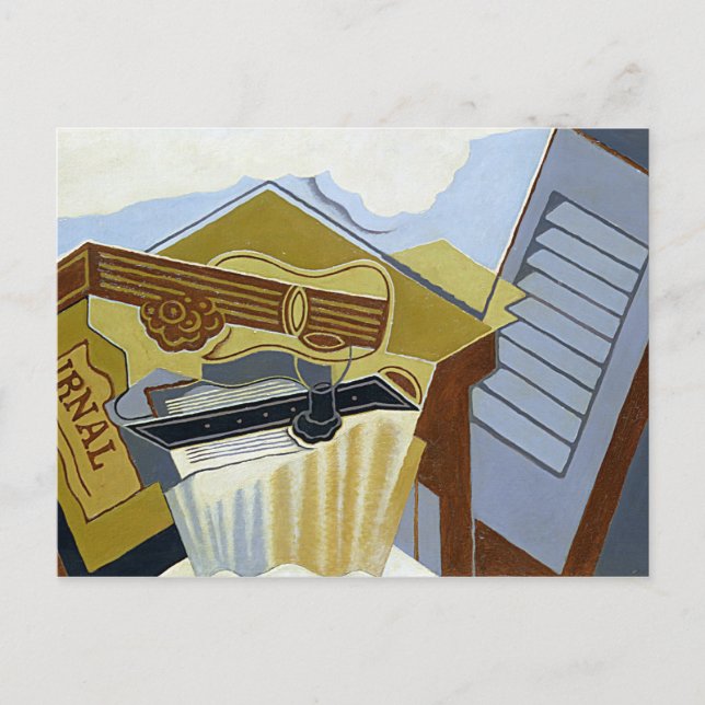 Postal Vida fija con una nube blanca (Anverso)