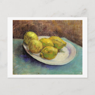 Postal Vida fija, lemas en placa, Bella Artes Van Gogh