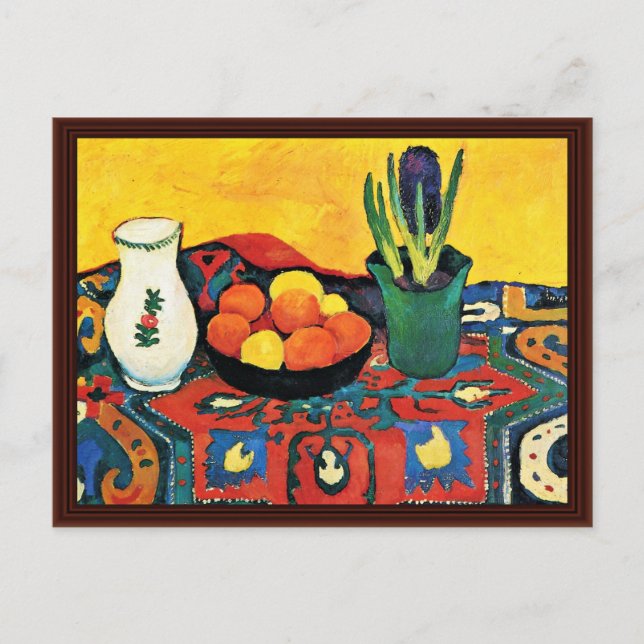 Postal Vida: Hiacinth Rug De Macke August (Anverso)