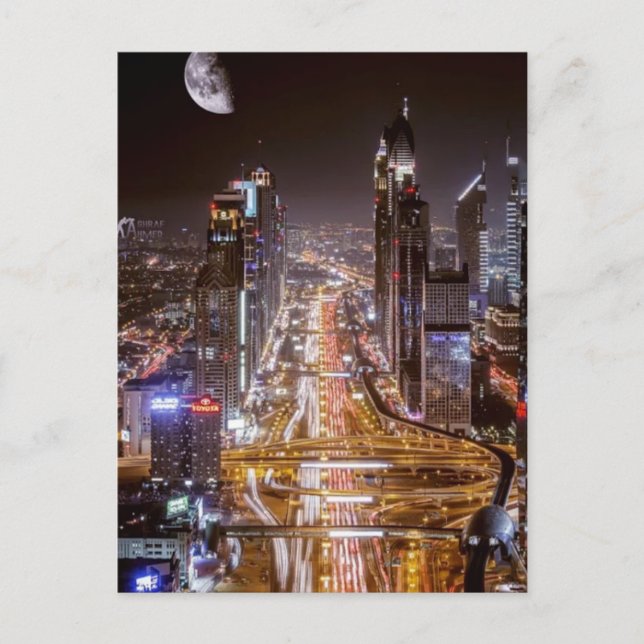 Postal Vida nocturna (Anverso)