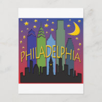 Vida nocturna de Philadelphia Skyline