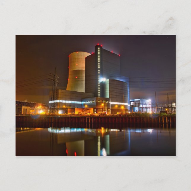 Postal Vida nocturna de Powerplant (Anverso)
