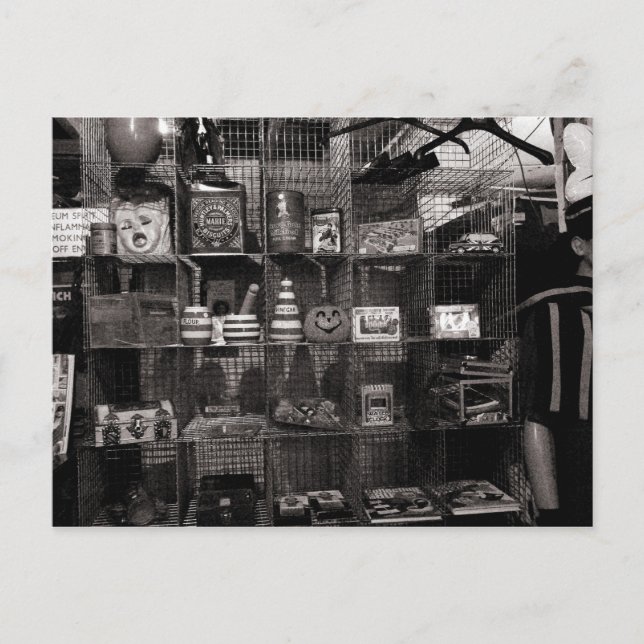 Postal Vida residual del mercado de pulgas (Anverso)