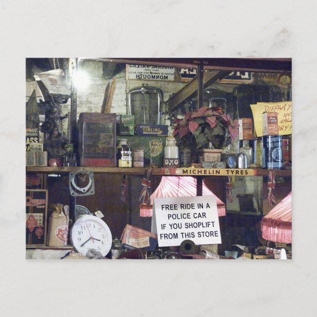 Postal Vida residual del mercado de pulgas (Anverso)