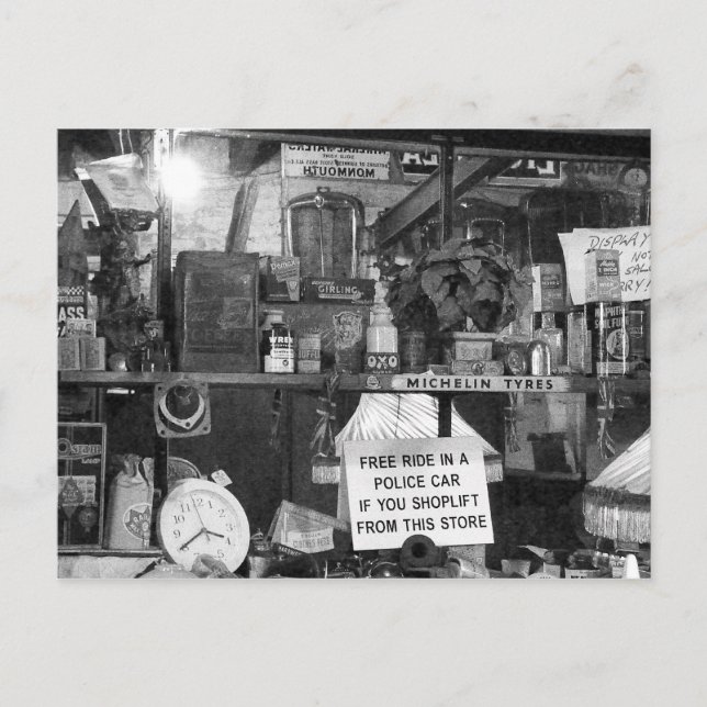 Postal Vida residual del mercado de pulgas (Anverso)