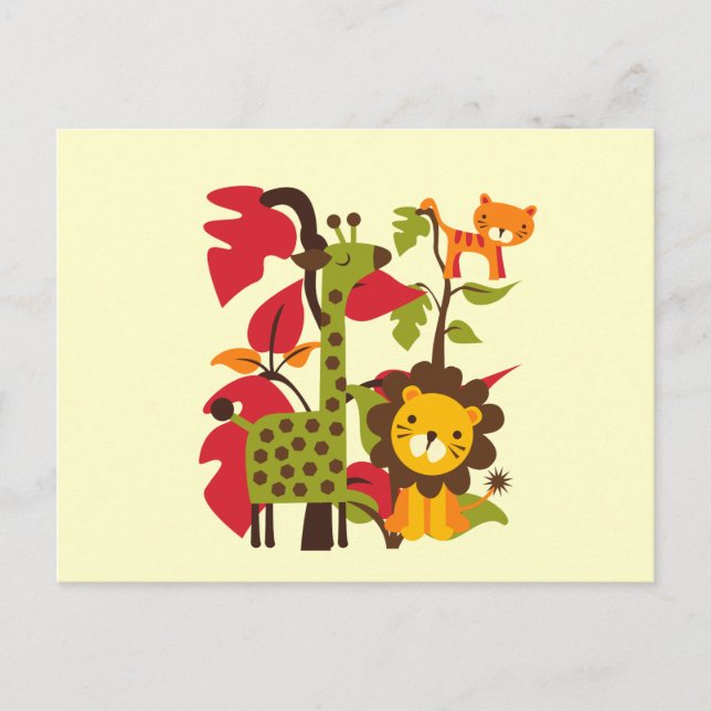 Postal Vida Safari (Anverso)