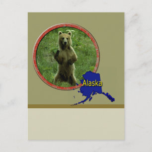 Postal Vida silvestre de Alaskan