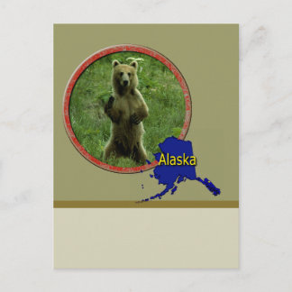 Postal Vida silvestre de Alaskan