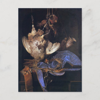 Postal Vida útil con equipo de caza