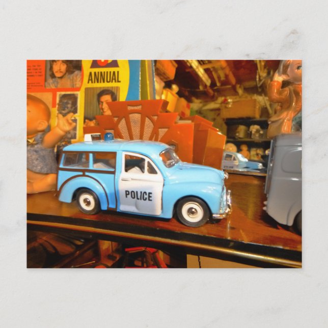 Postal Vida útil con Panda Car (Anverso)