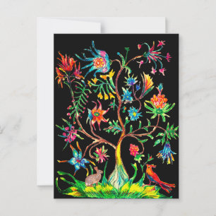 Postal Vida y fauna arbórea