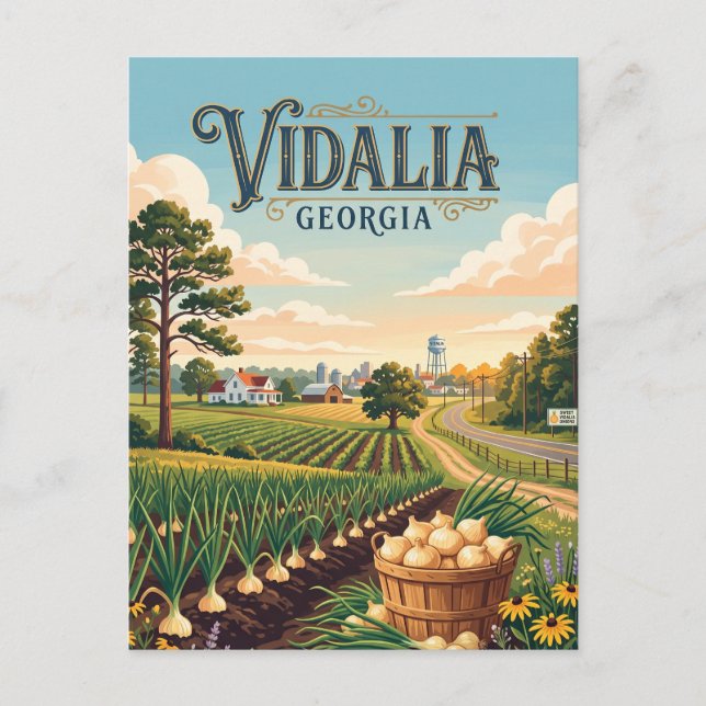 Postal Vidalia, Georgia (Anverso)