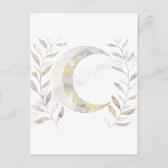 Postal Vides y luna (Anverso)