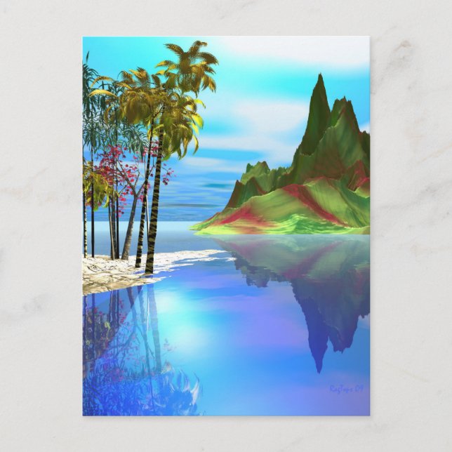 Postal Vidrio contenido (Anverso)