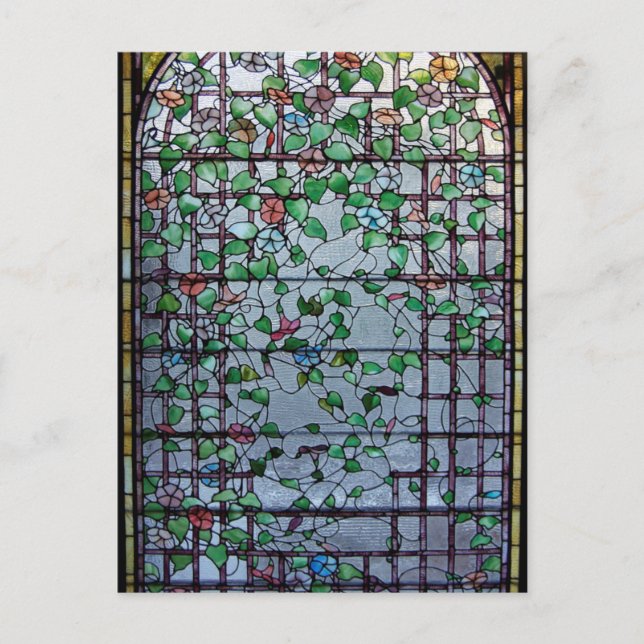 POSTAL VIDRIO DE ESTADO ANTIGUO NORTEAMERICANO - VINO GLO (Anverso)