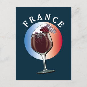 Postal Vidrio francés - Francia