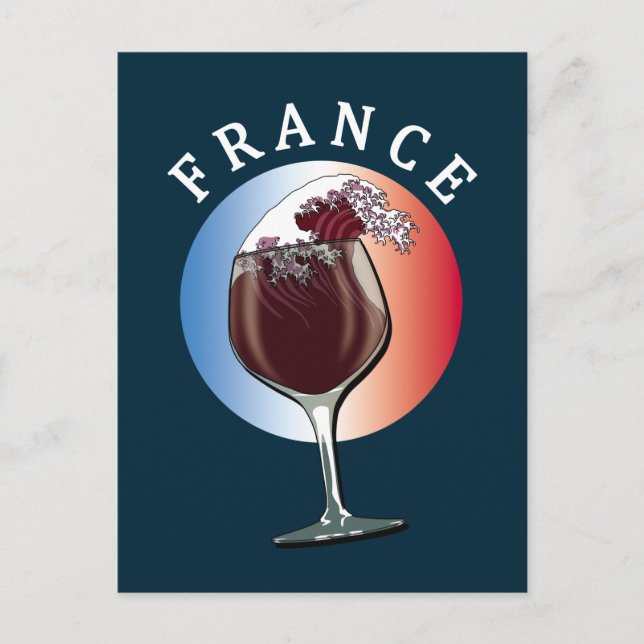 Postal Vidrio francés - Francia (Anverso)