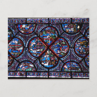 Postal Vidrio Francés Manchado