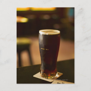 Postal Vidrio irlandés en pub