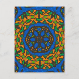 Postal Vidrio manchado