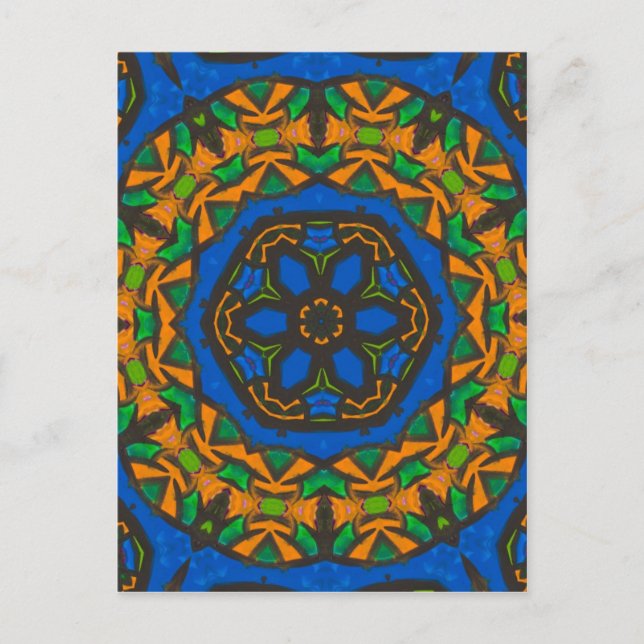 Postal Vidrio manchado (Anverso)