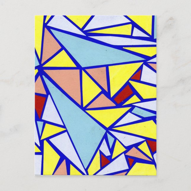 Postal Vidrio manchado (Anverso)