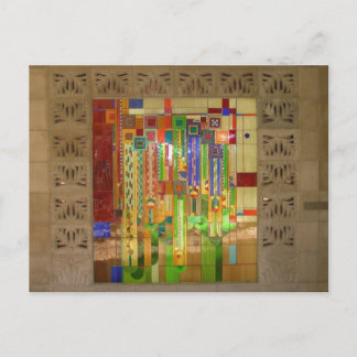 Postal Vidrio manchado