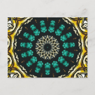 Postal Vidrio manchado